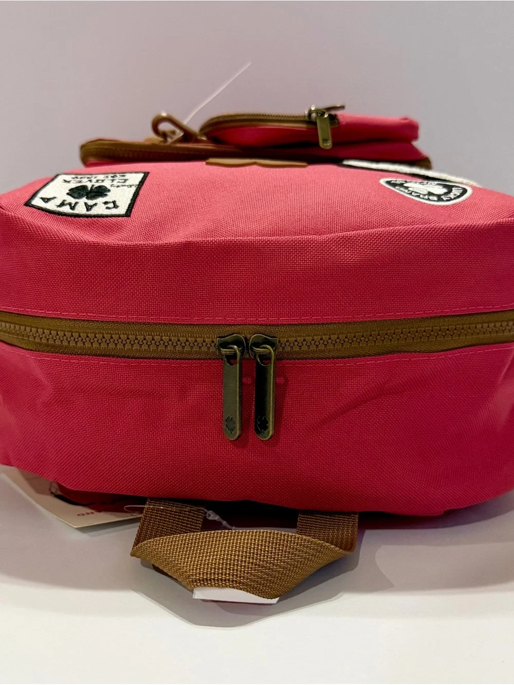 Lucky Brand Pink Camp Clover Backpack + Mini-New